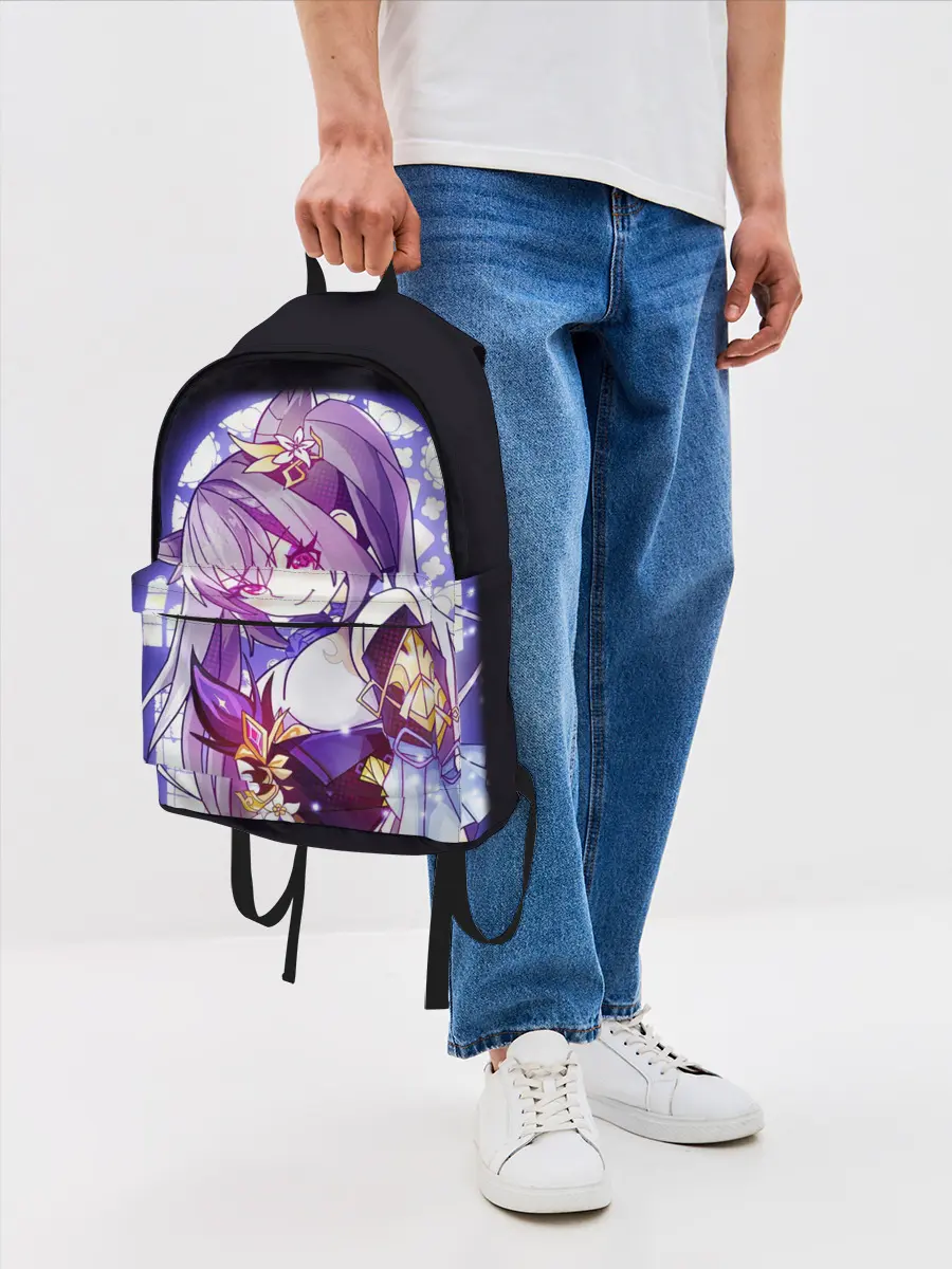 Рюкзак джинсовый / Keqing - Genshin Impact