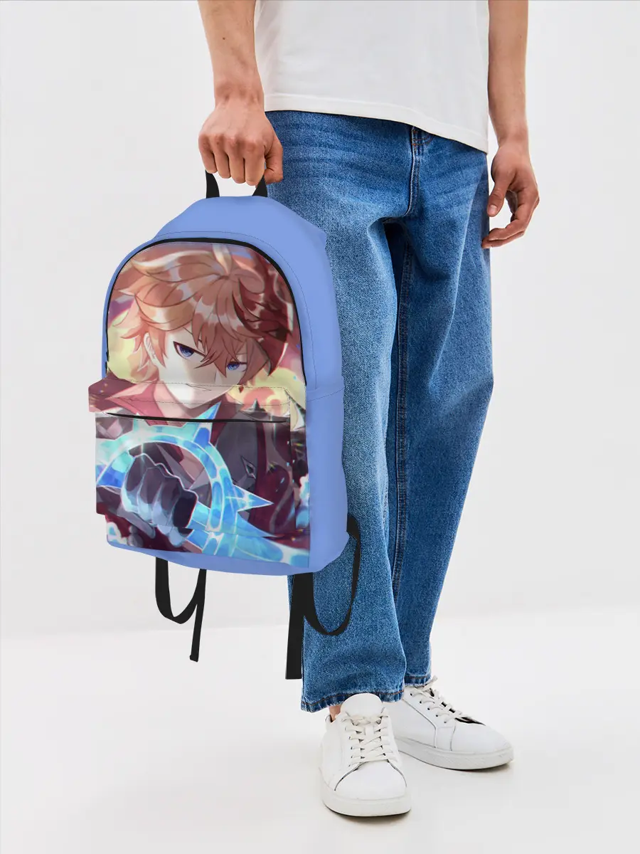 Рюкзак джинсовый / ТАРТАЛЬЯ / ГЕНШИН ИМПАКТ