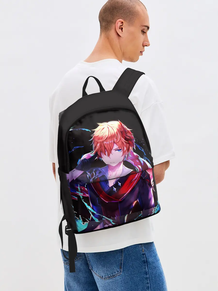 Рюкзак джинсовый / ТАРТАЛЬЯ - ИГРА GENSHIN IMPACT