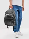Рюкзак джинсовый / METALLICA РАЗРЯД МОЛНИИ