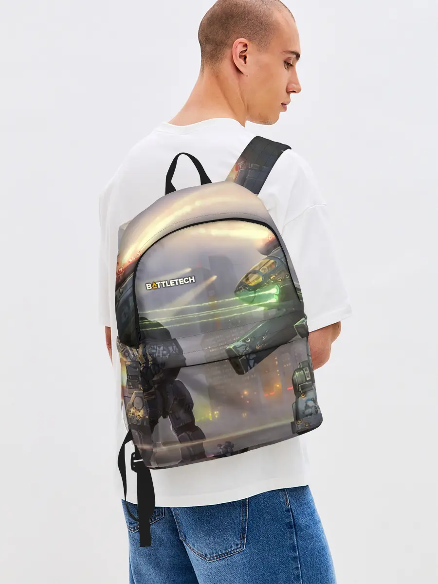 Рюкзак джинсовый / Боевая техника