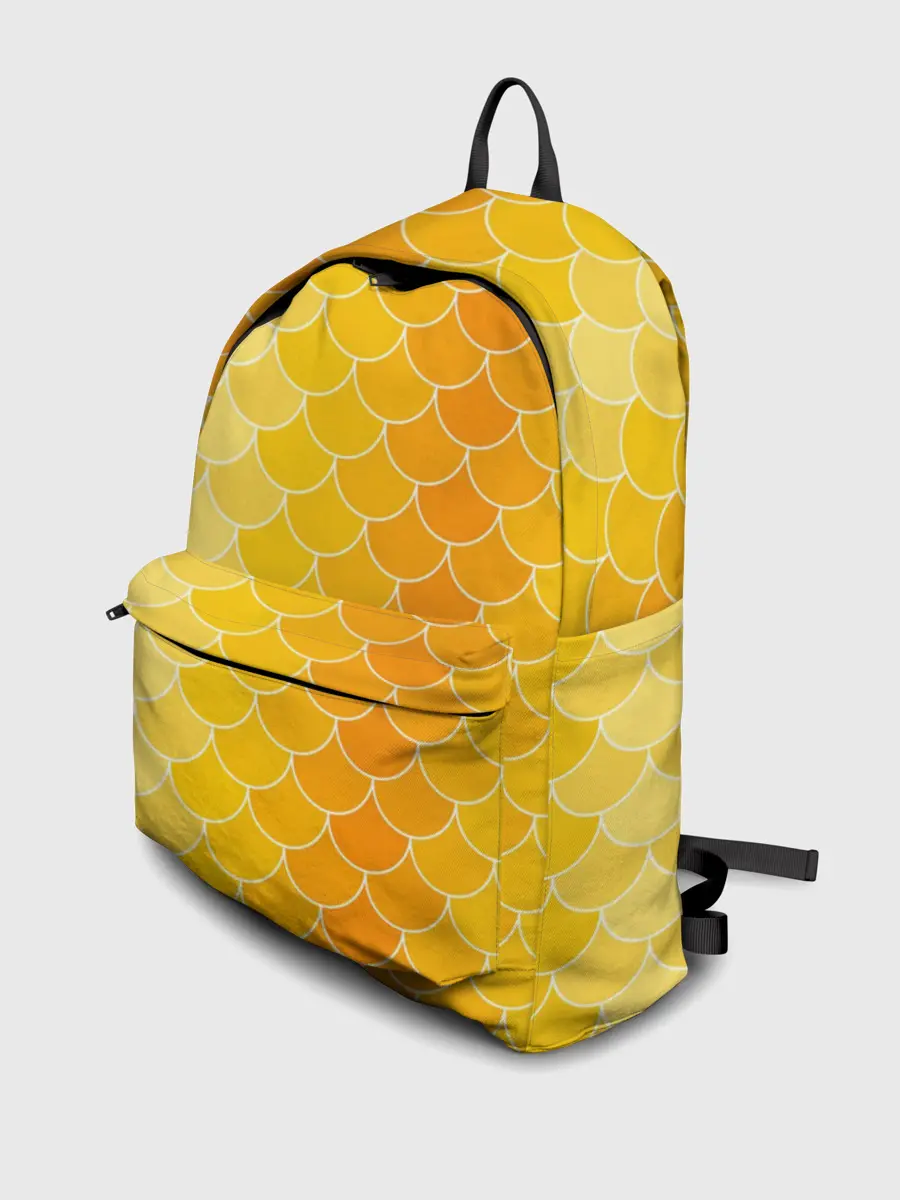 Рюкзак джинсовый / Желтая чешуя