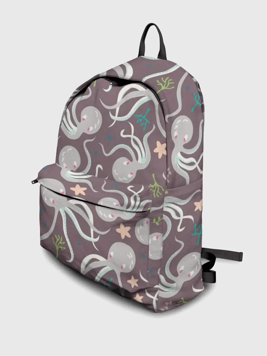 Рюкзак джинсовый / Осьминоги