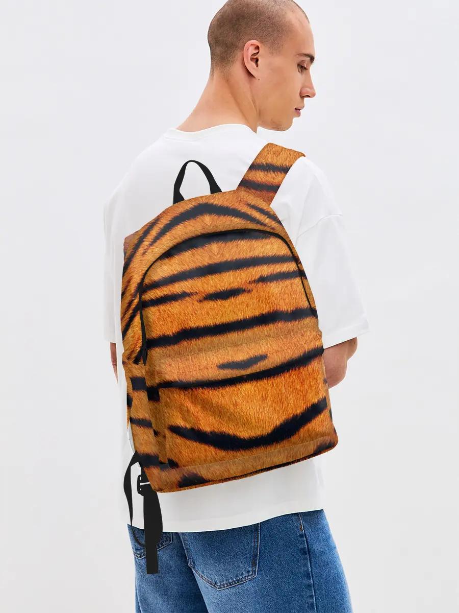 Рюкзак джинсовый / Тигровый Раскрас