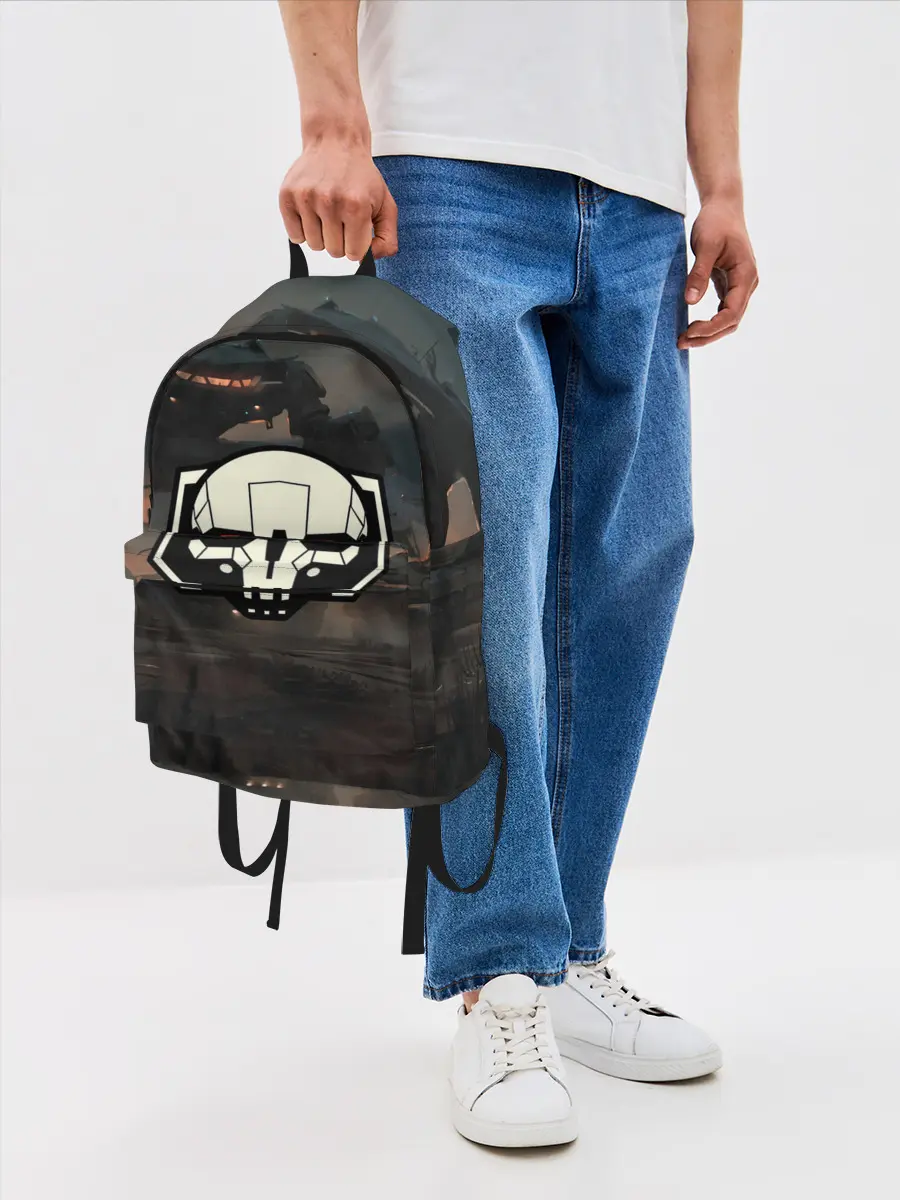 Рюкзак джинсовый / Боевоймех