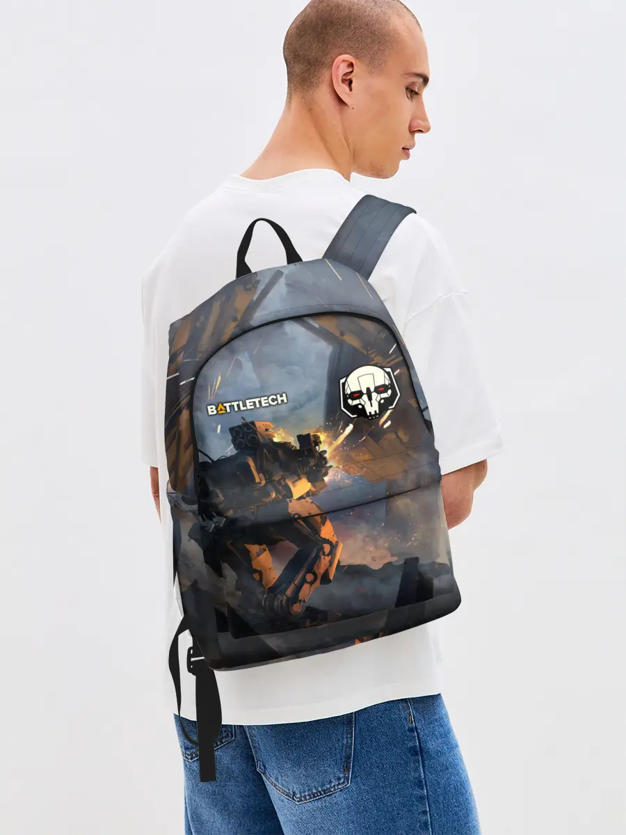 Рюкзак джинсовый / Battletech warrior