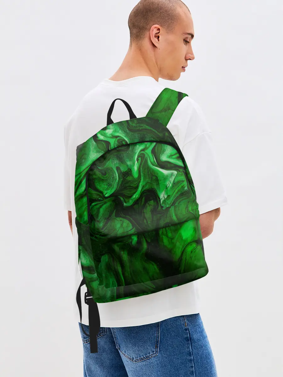 Рюкзак джинсовый / Кислотные разводы