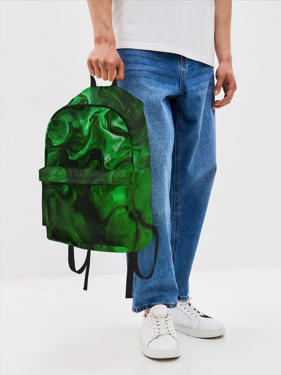 Рюкзак джинсовый / Кислотные разводы