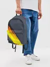 Рюкзак джинсовый / Gray Yellow Style