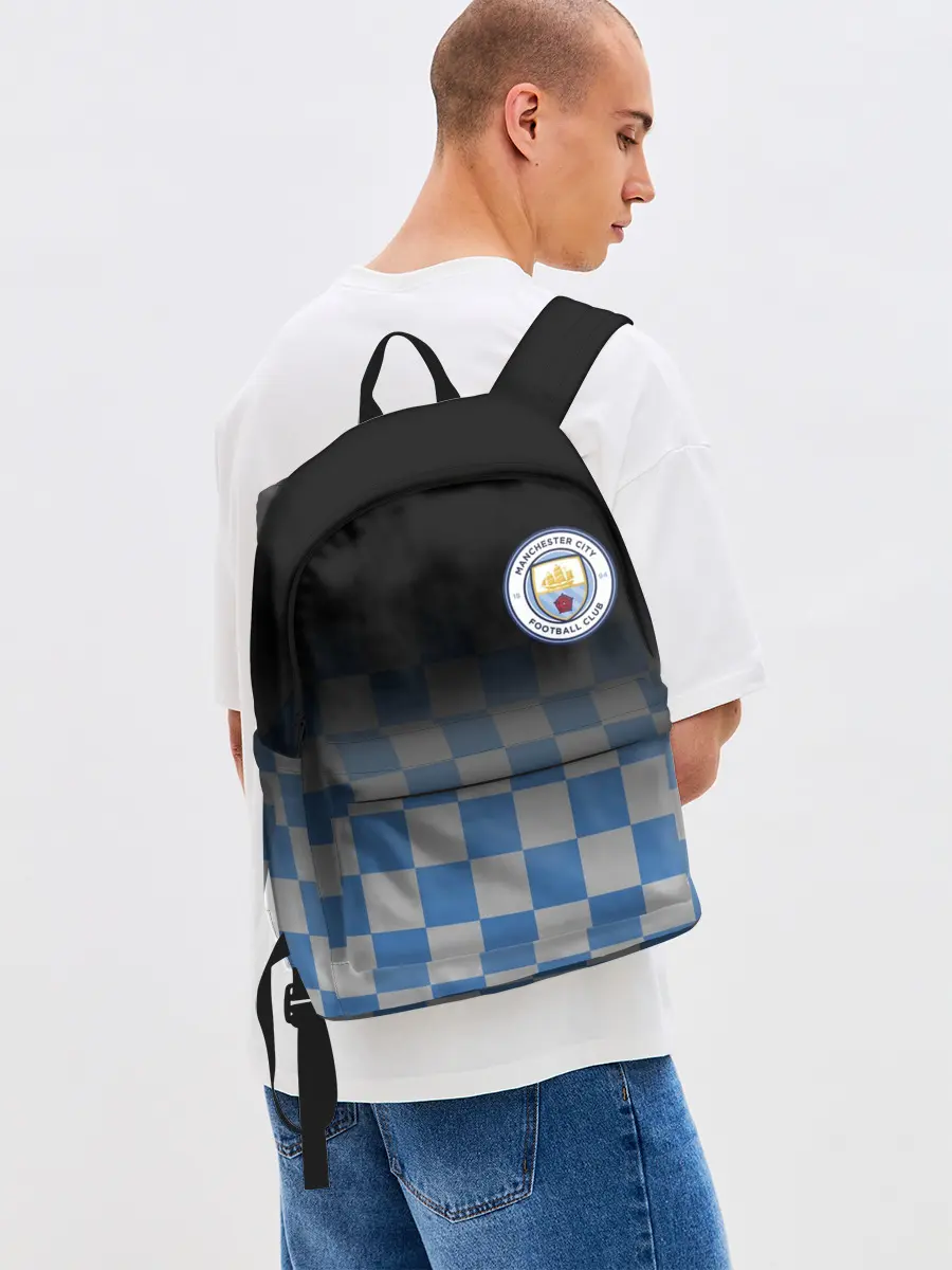 Рюкзак джинсовый / МАНЧЕСТЕР СИТИ / МАНЧЕСТЕР