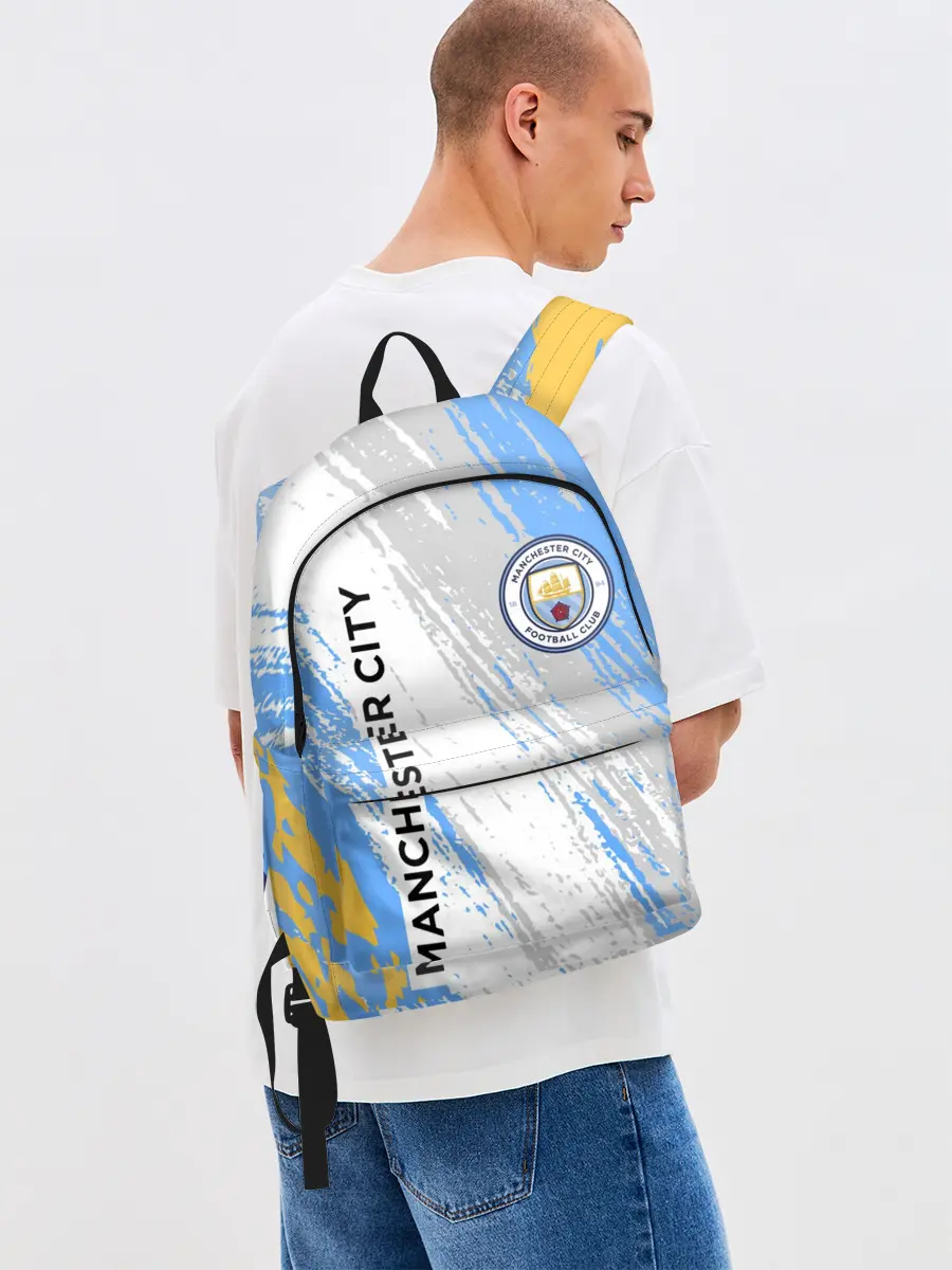 Рюкзак джинсовый / МАНЧЕСТЕР СИТИ / МАНЧЕСТЕР