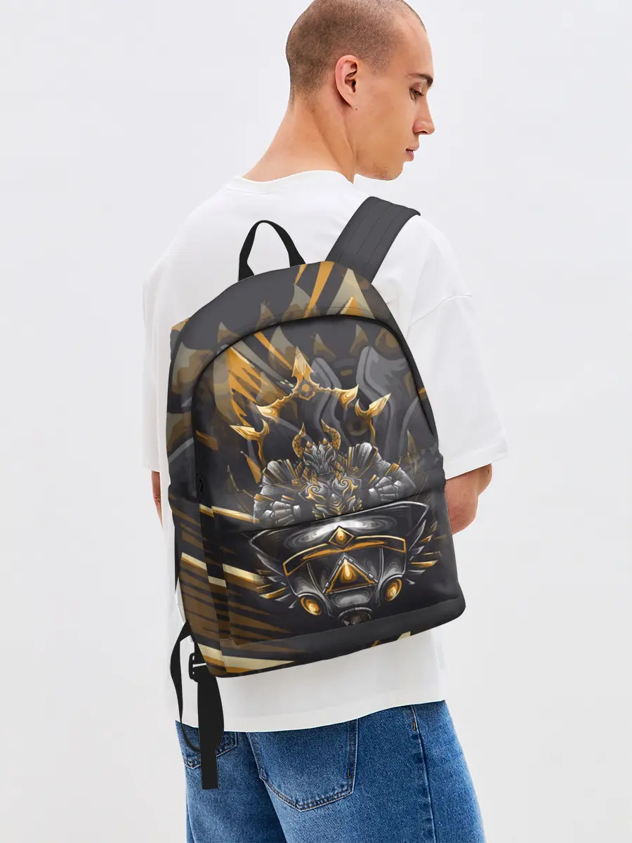 Рюкзак джинсовый / Монстр