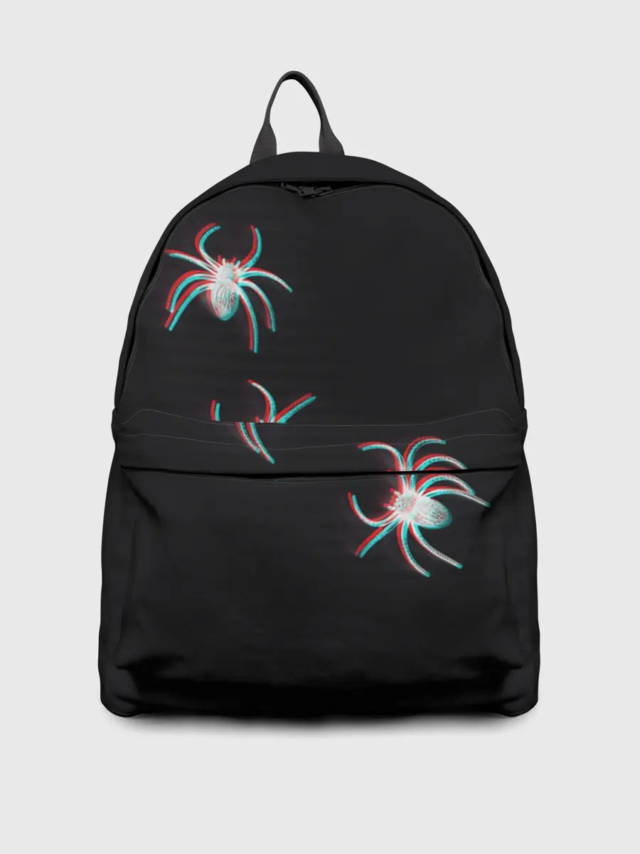 Рюкзак джинсовый / ПАУКИ ГЛИТЧ / GLITCH SPIDERS