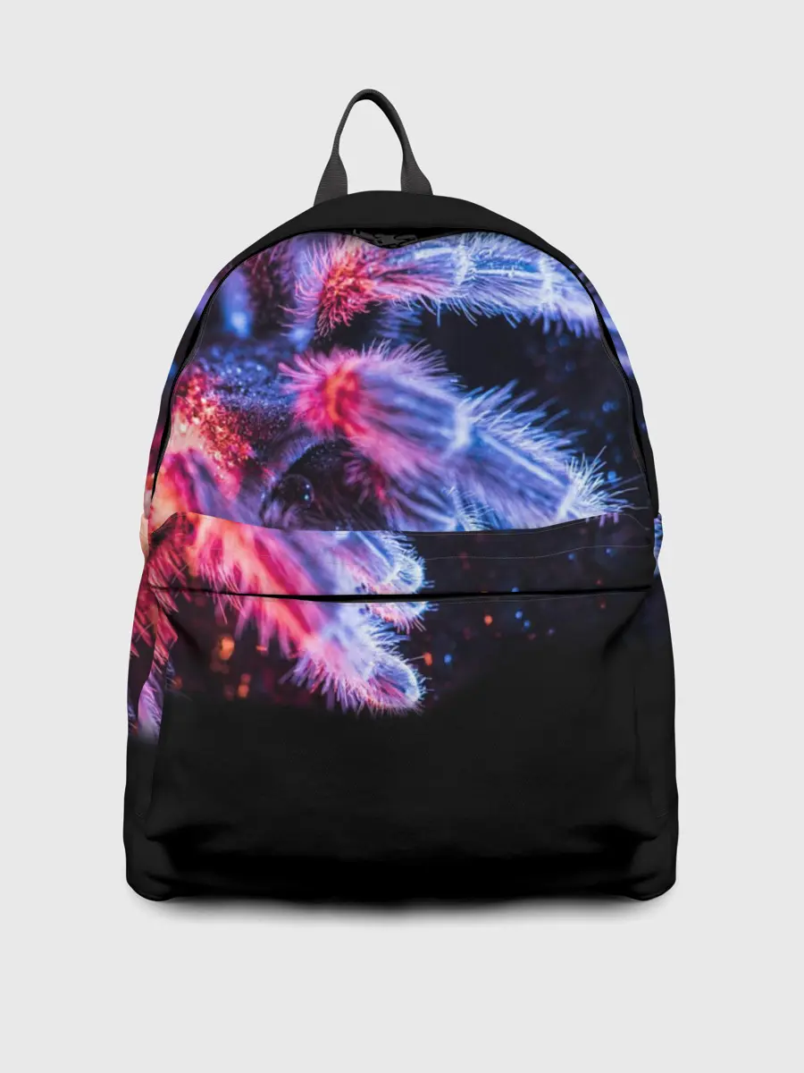 Рюкзак джинсовый / НЕОНОВЫЙ ПАУК