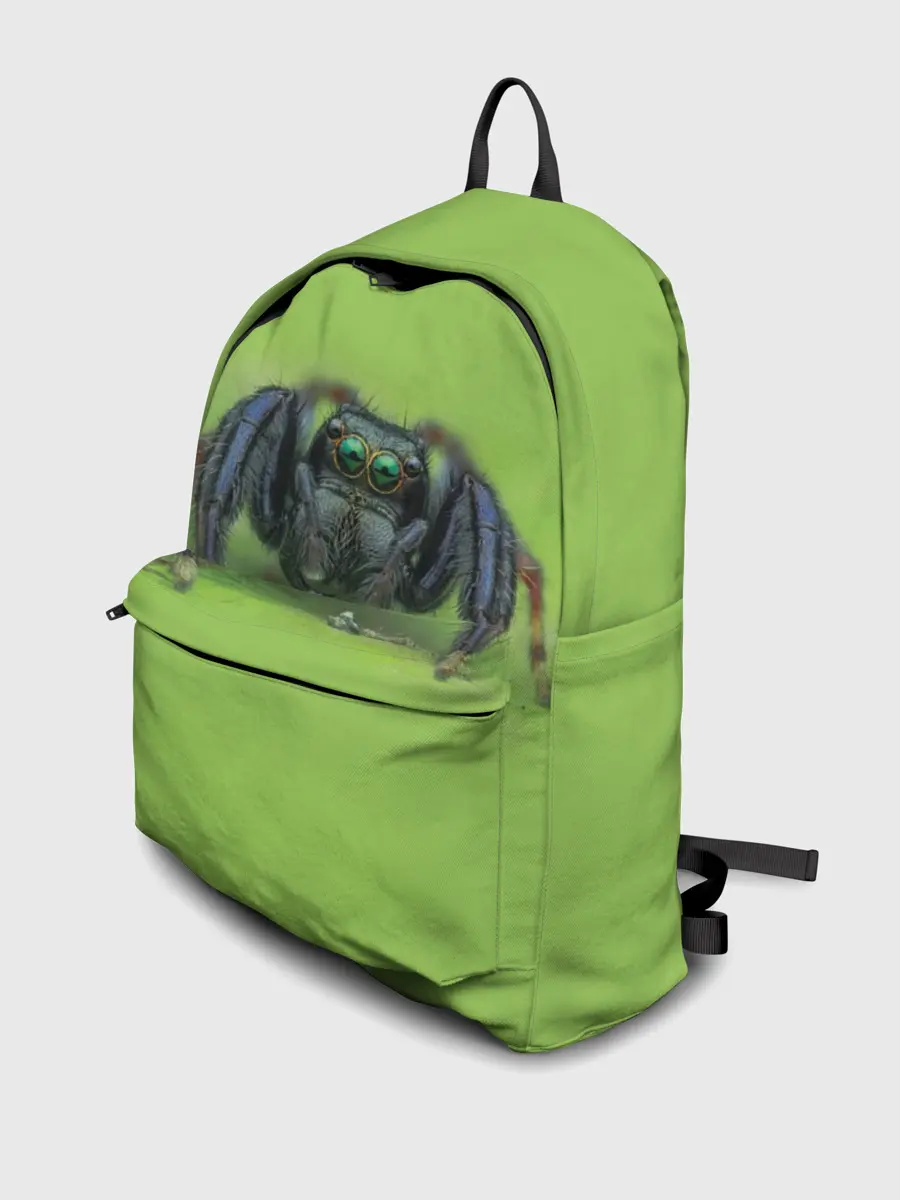 Рюкзак джинсовый / ПАУК С ГЛАЗКАМИ