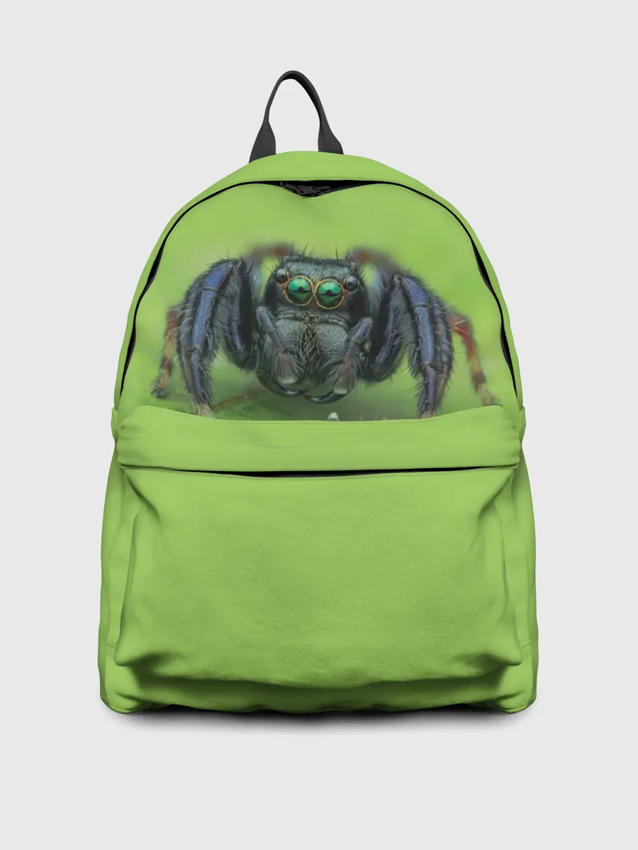 Рюкзак джинсовый / ПАУК С ГЛАЗКАМИ