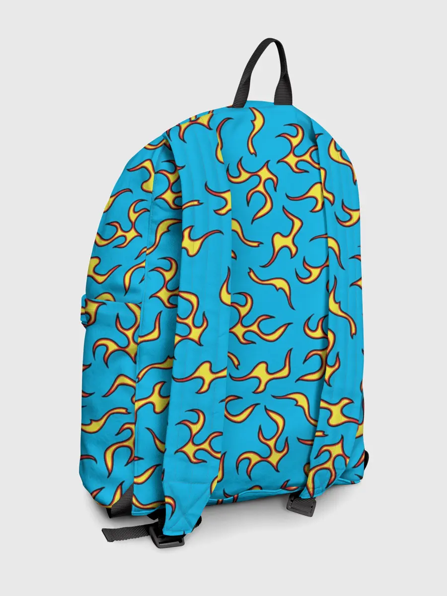 Рюкзак джинсовый / ОГОНЬ / УЗОР / FIRE