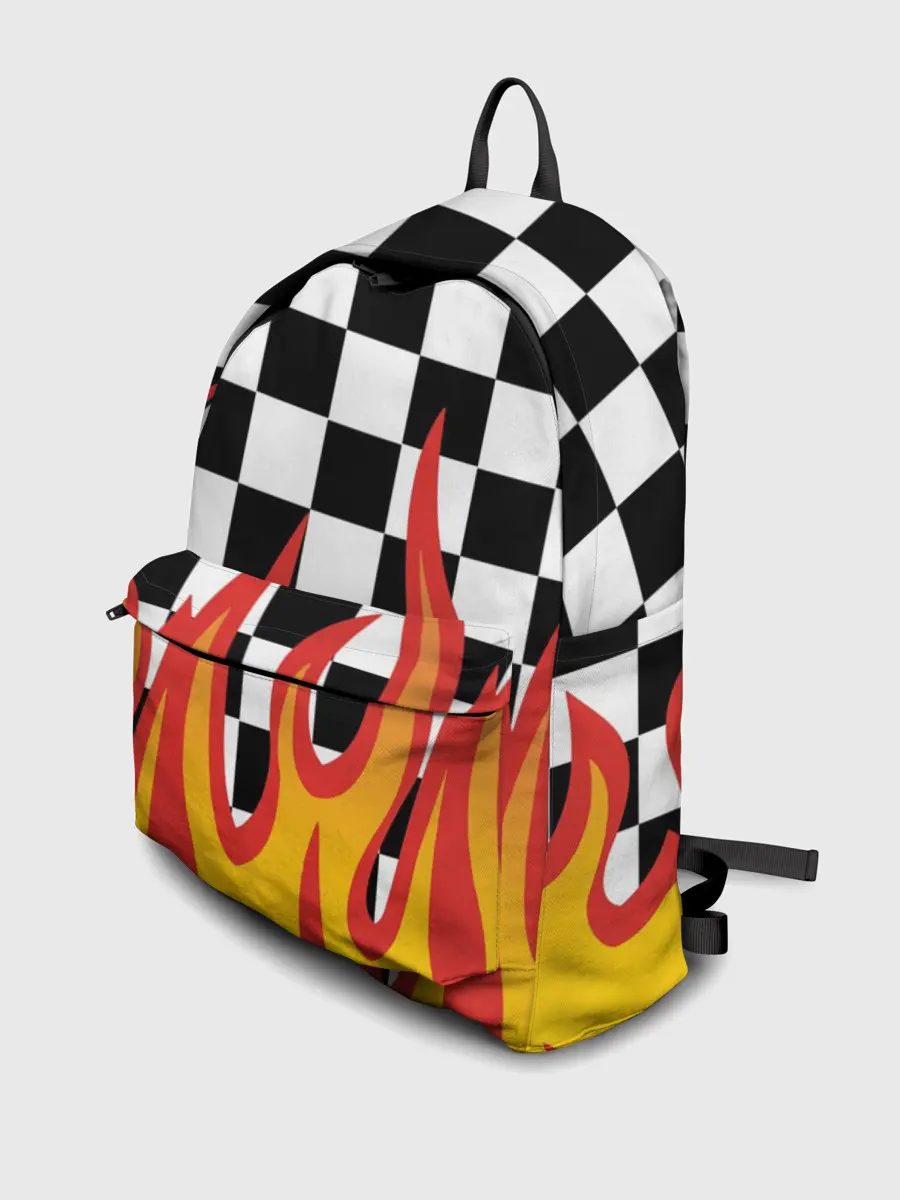 Рюкзак джинсовый / ОГОНЬ / УЗОР / PATTERN