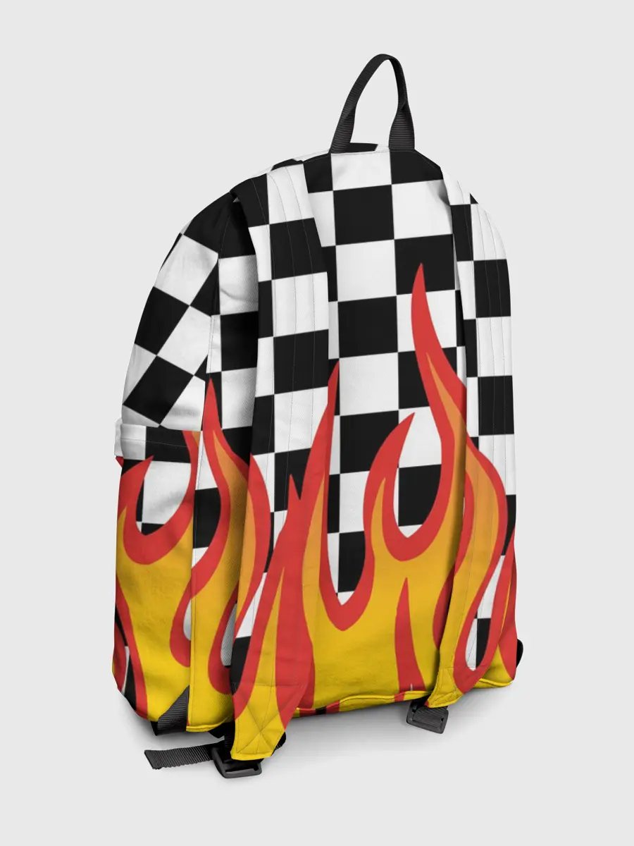 Рюкзак джинсовый / ОГОНЬ / УЗОР / PATTERN