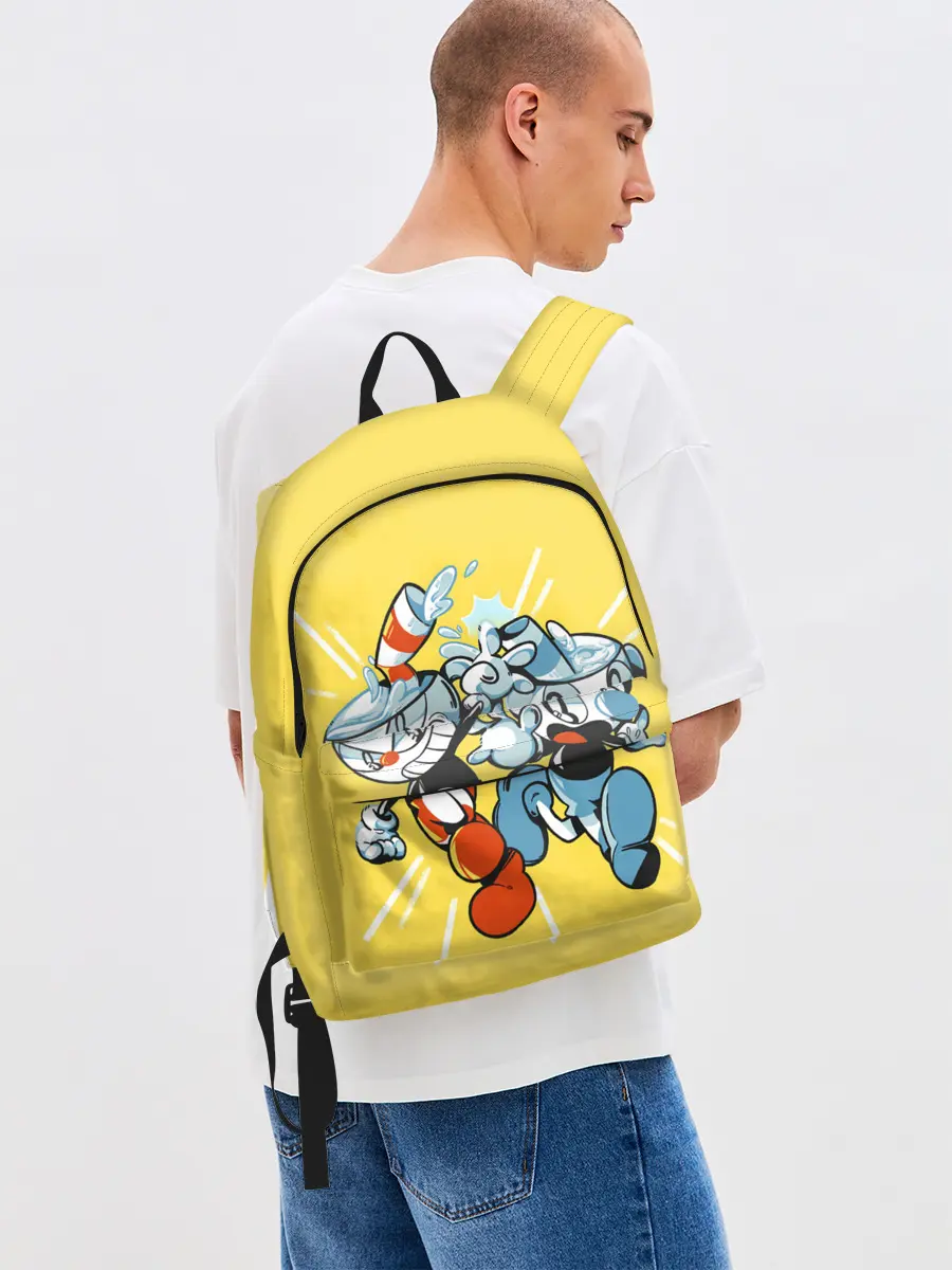 Рюкзак джинсовый / Cuphead bros