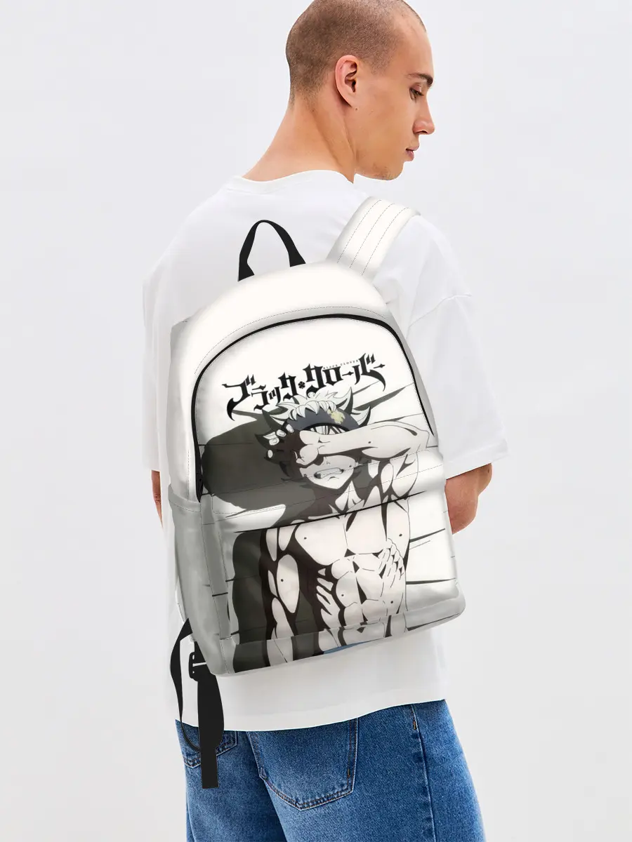 Рюкзак джинсовый / Мощный мускулистый торс Аста