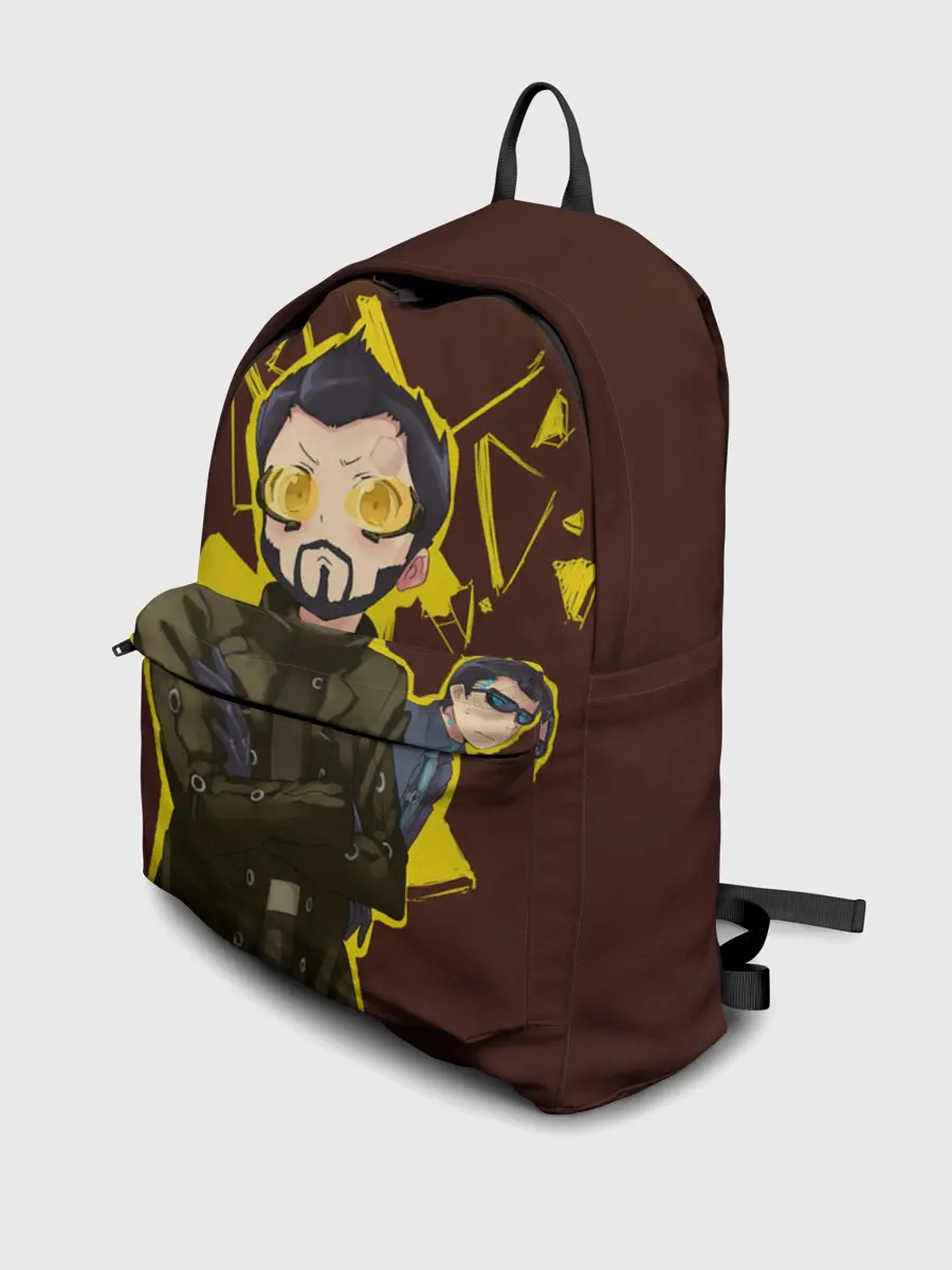 Рюкзак джинсовый / Anime Adam Jensen