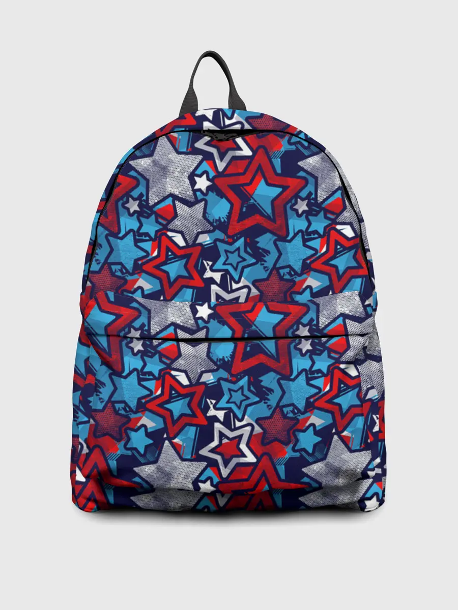 Рюкзак джинсовый / 3D звездочки