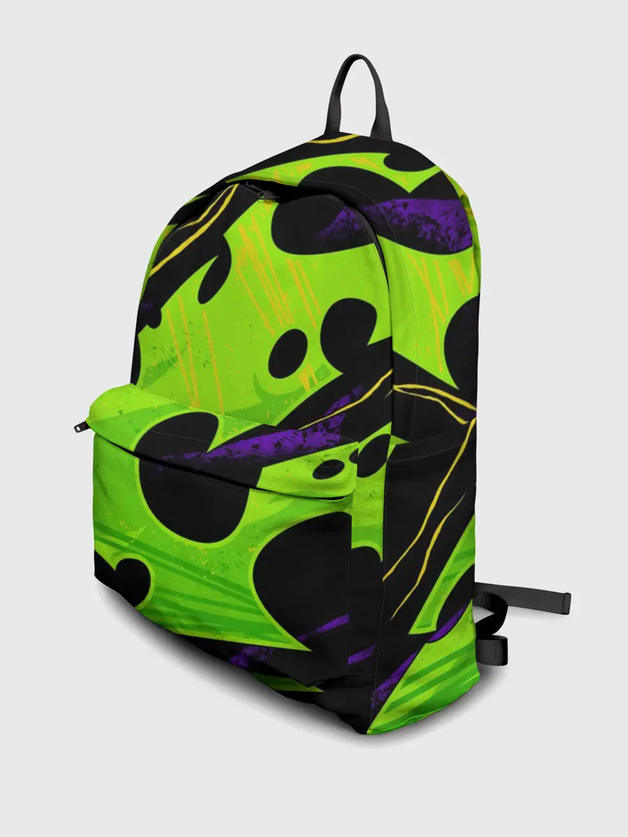 Рюкзак джинсовый / КИСЛОТНАЯ ОРГАНИКА | НЕОНОВАЯ