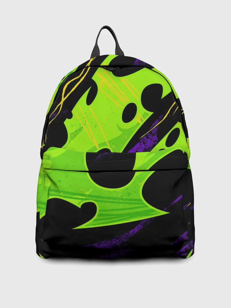 Рюкзак джинсовый / КИСЛОТНАЯ ОРГАНИКА | НЕОНОВАЯ