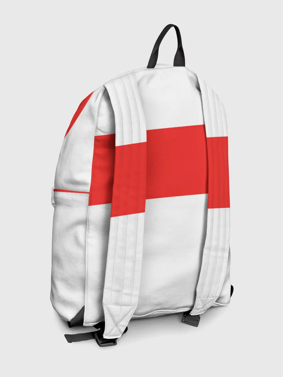 Рюкзак джинсовый / Чёрный клевер Аста красная полоса