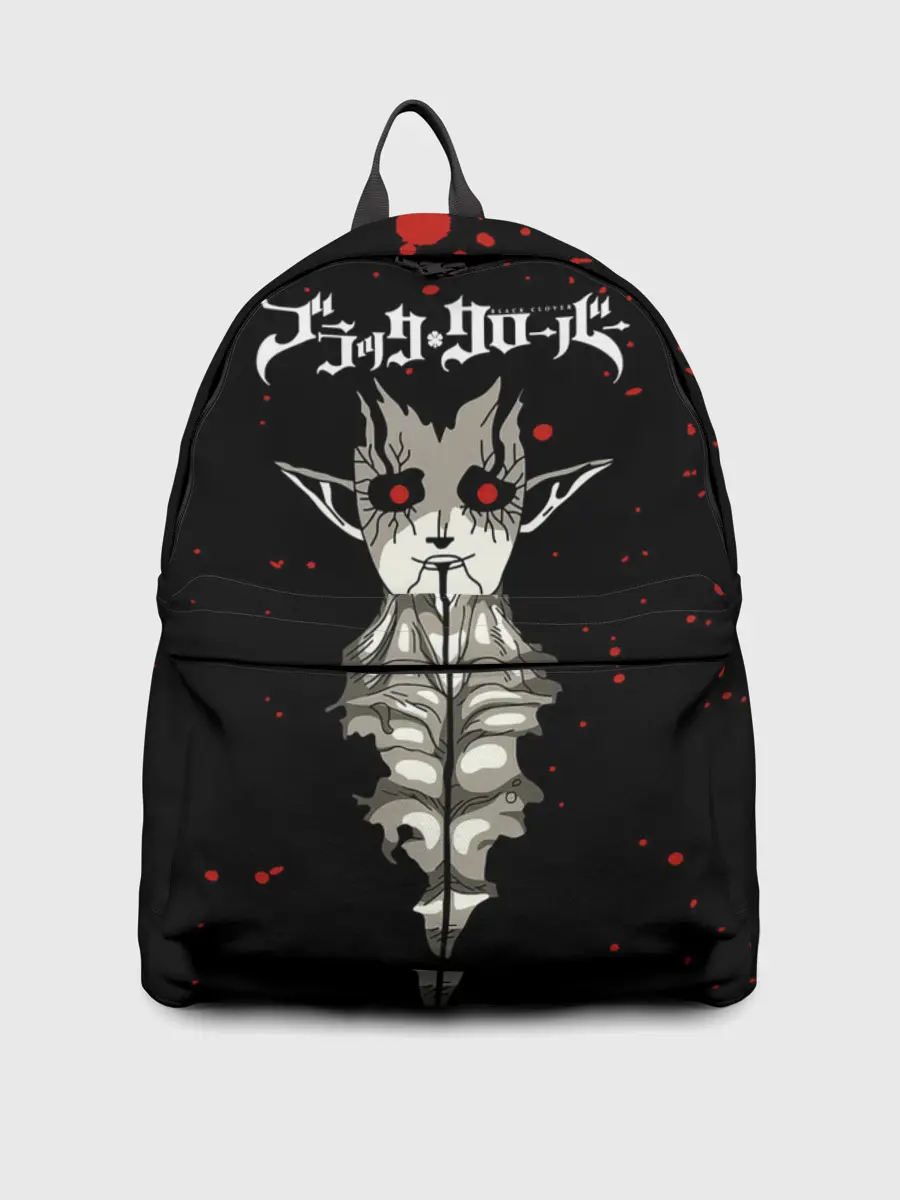 Рюкзак джинсовый / Загред | Чёрный Клевер