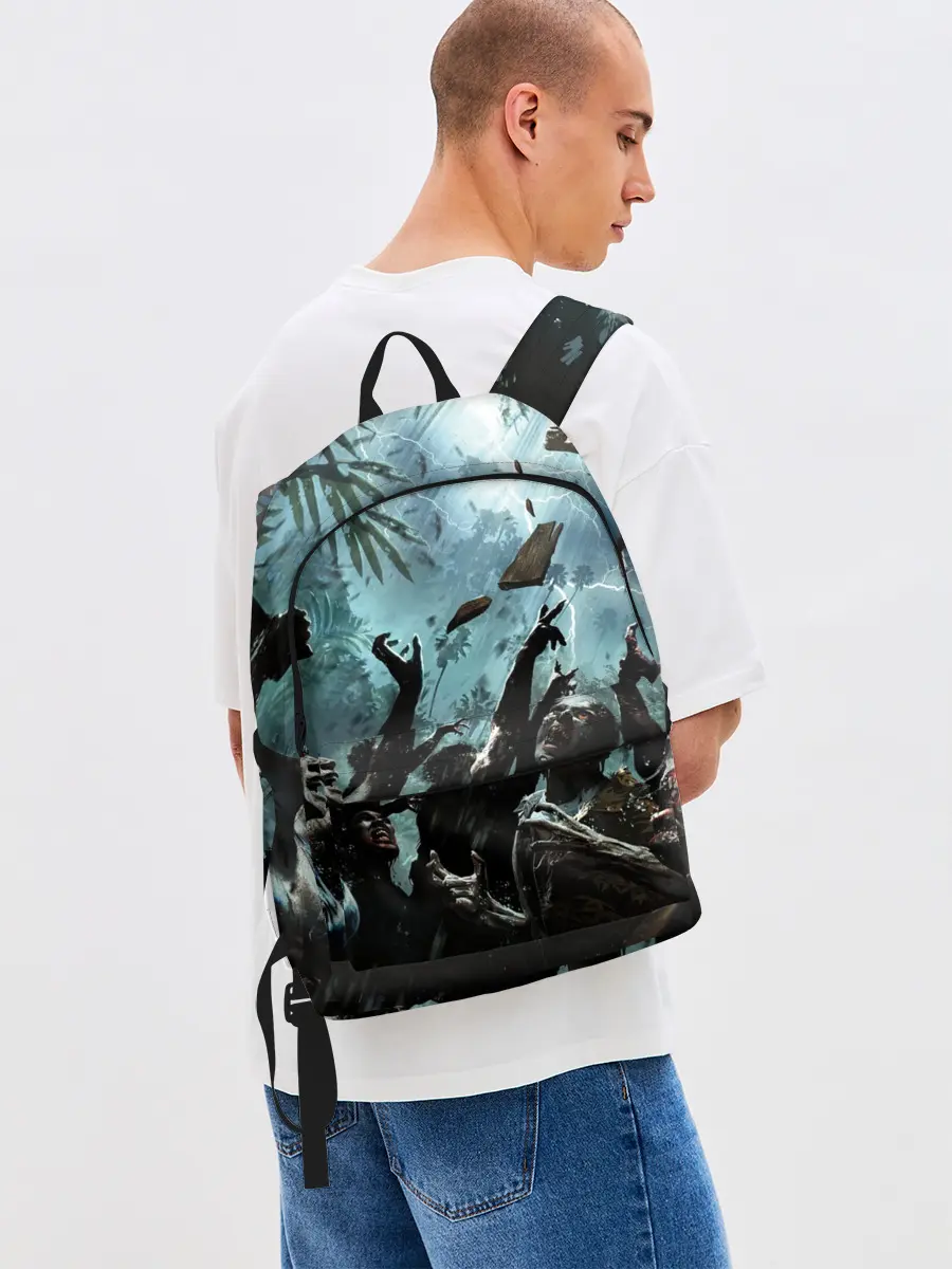 Рюкзак джинсовый / Кровожадные зомби | Zombie