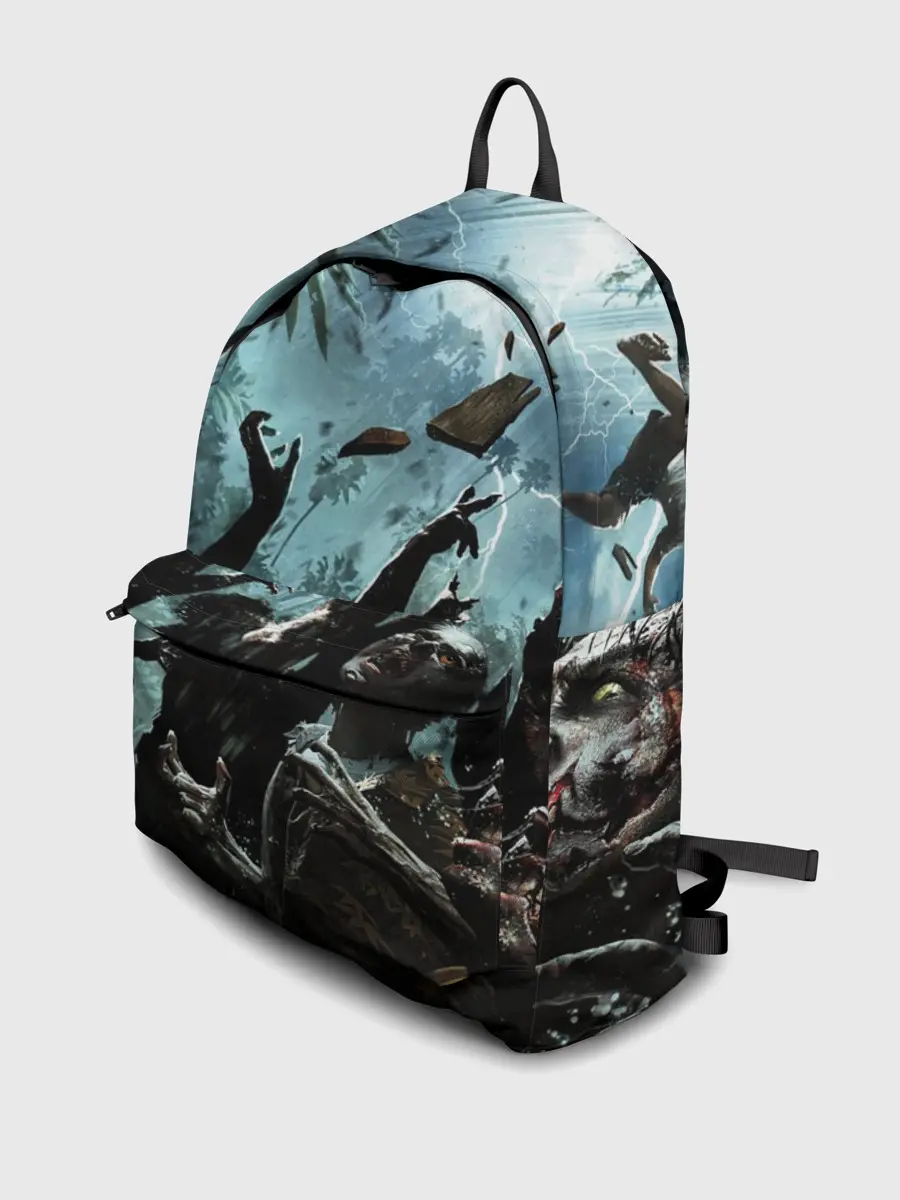 Рюкзак джинсовый / Кровожадные зомби | Zombie