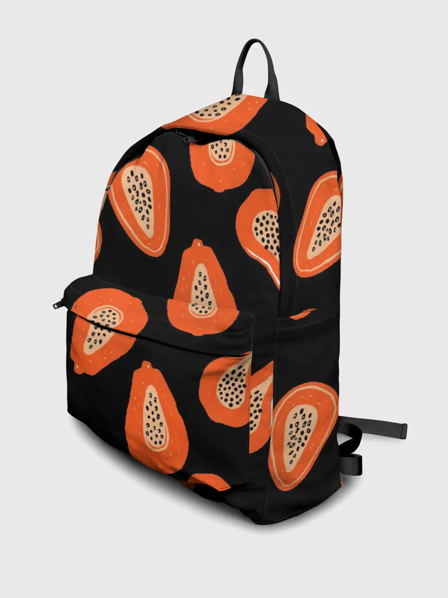 Рюкзак джинсовый / Папайя