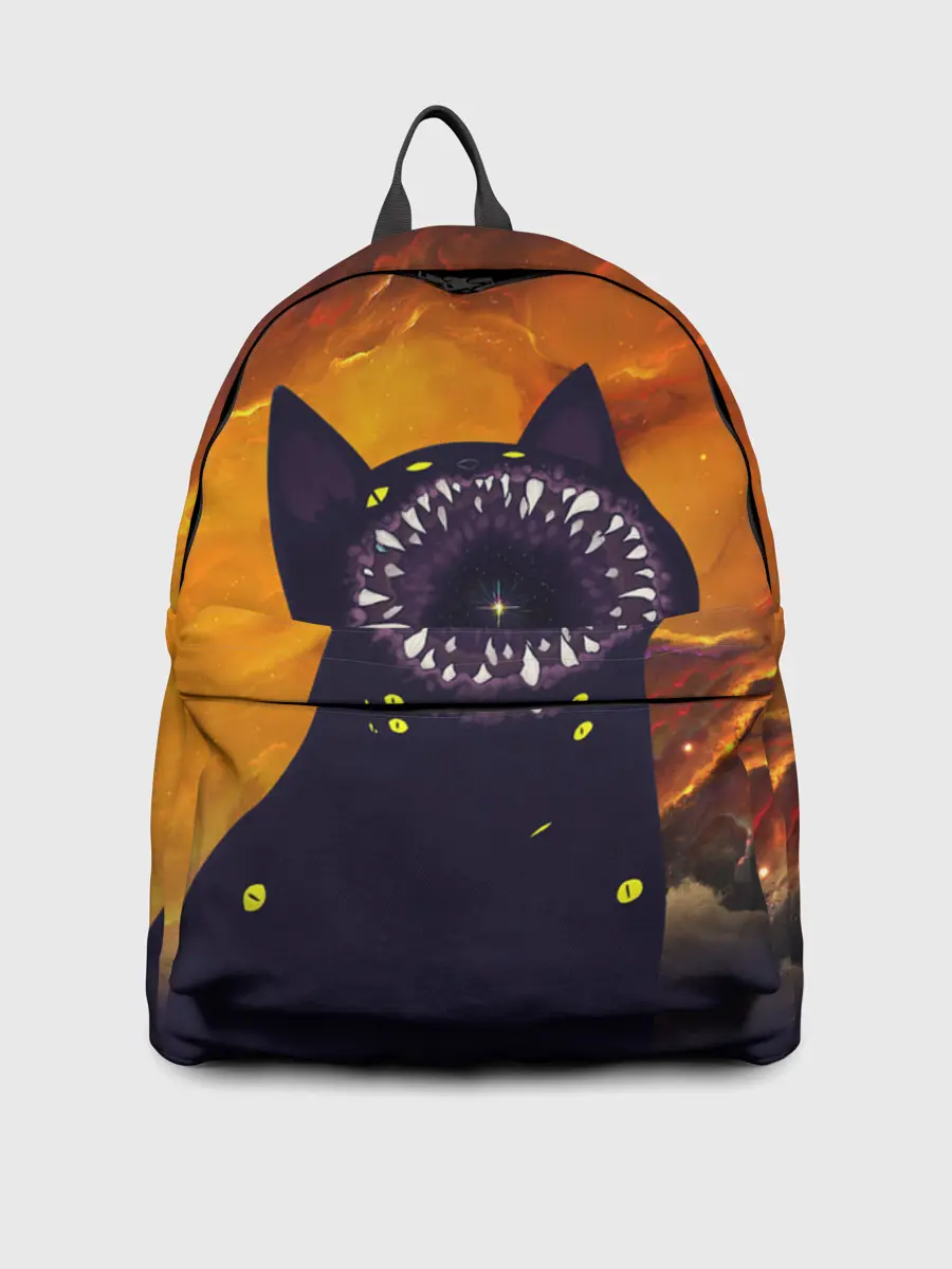 Рюкзак джинсовый / Космический кот | Space Cat