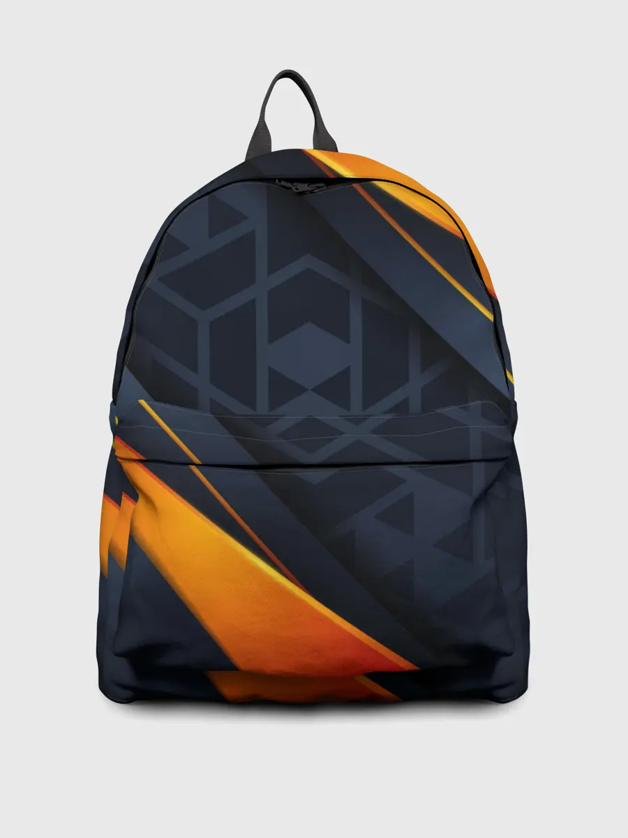 Рюкзак джинсовый / BLACK ORANGE