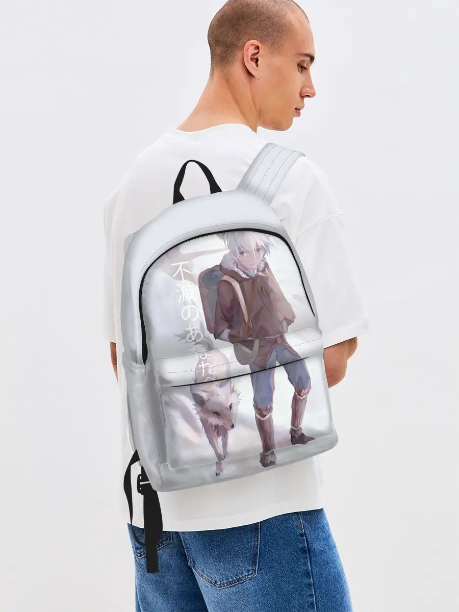 Рюкзак джинсовый / Для тебя бессмертный аниме