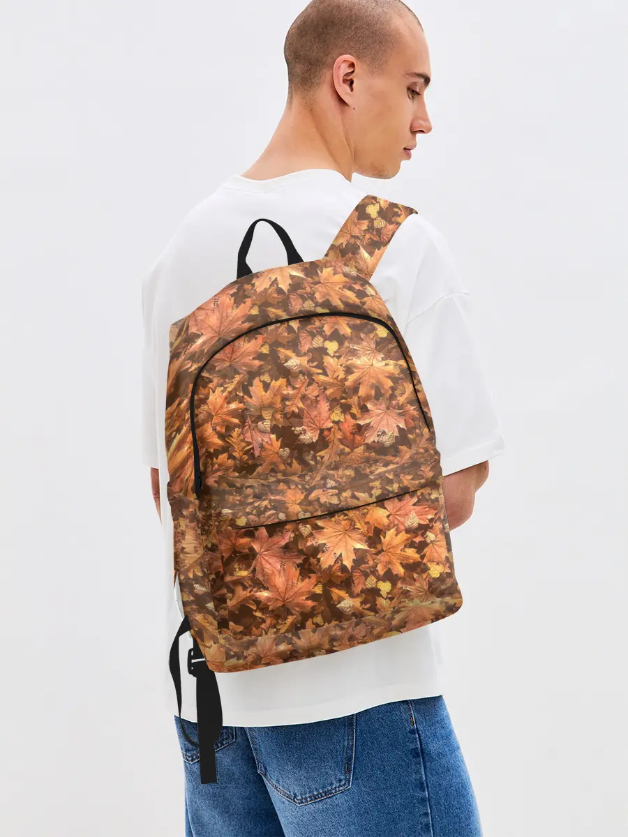 Рюкзак джинсовый / Осеннее листопад