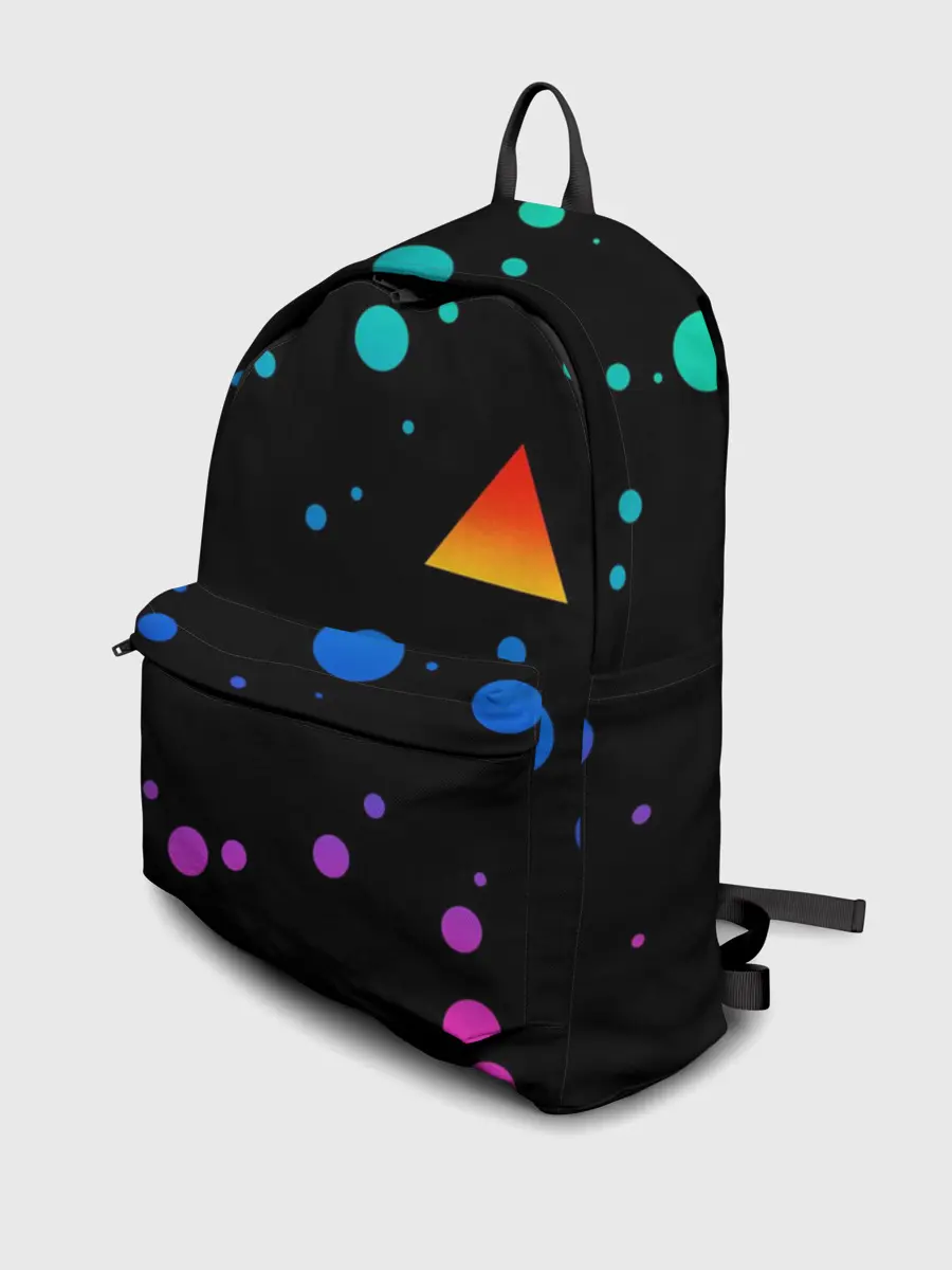 Рюкзак джинсовый / геометрия