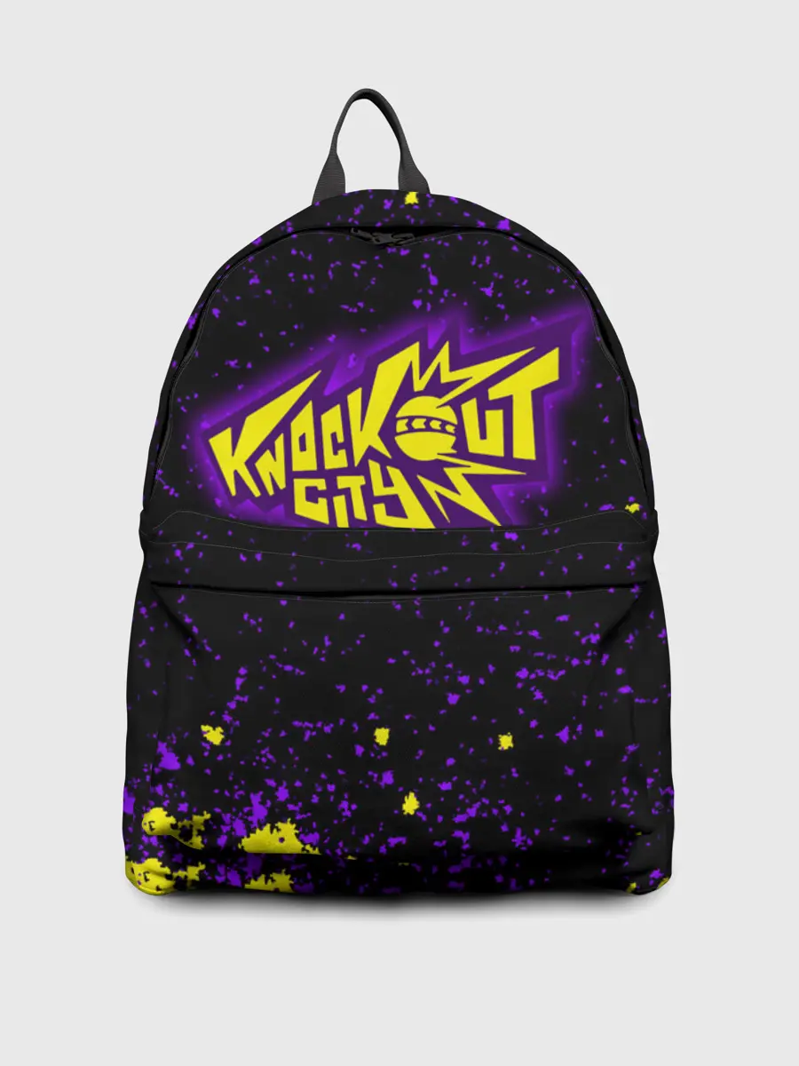 Рюкзак джинсовый / Knockout City, logo