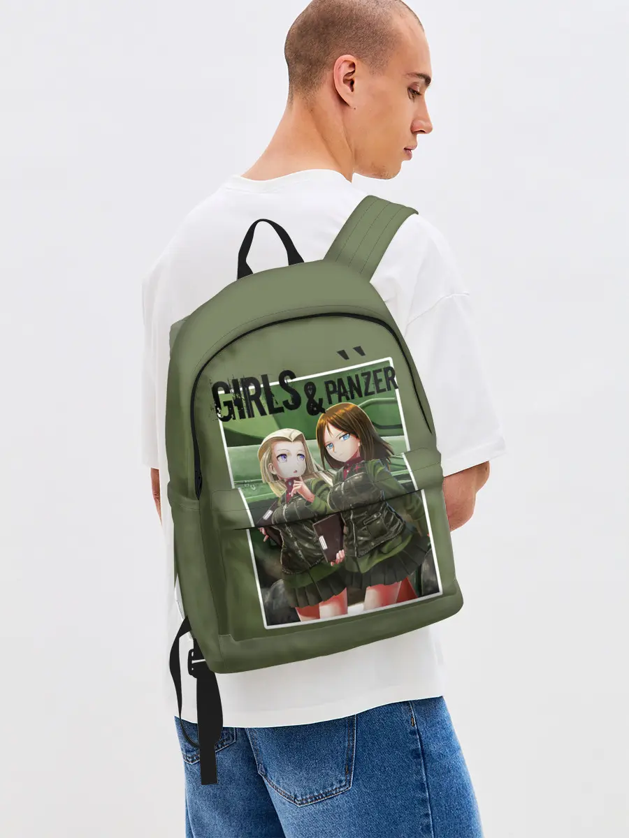 Рюкзак джинсовый / Девушки и танки