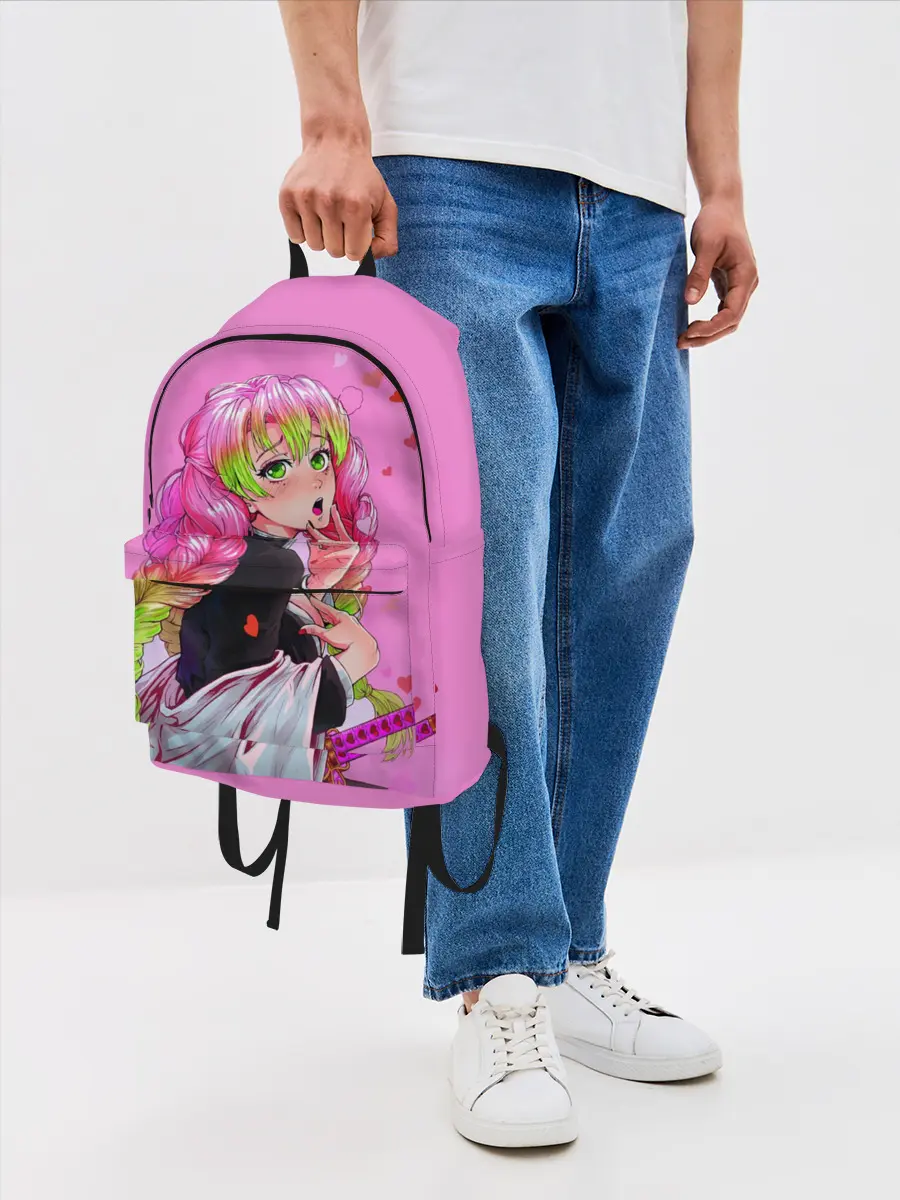 Рюкзак джинсовый / Столп любви клинок демонов 2