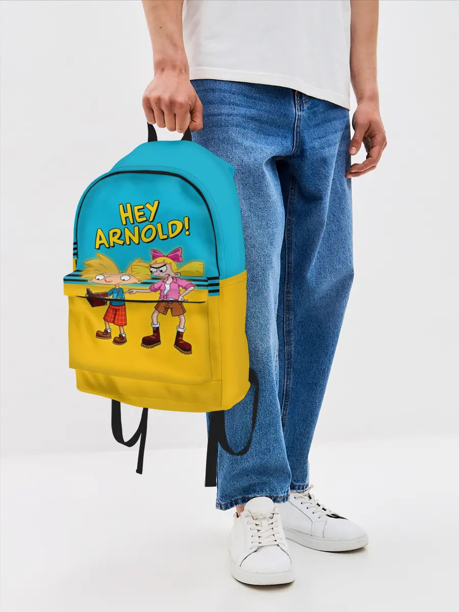 Рюкзак джинсовый / Эй, Арнольд! и Хельга Патаки