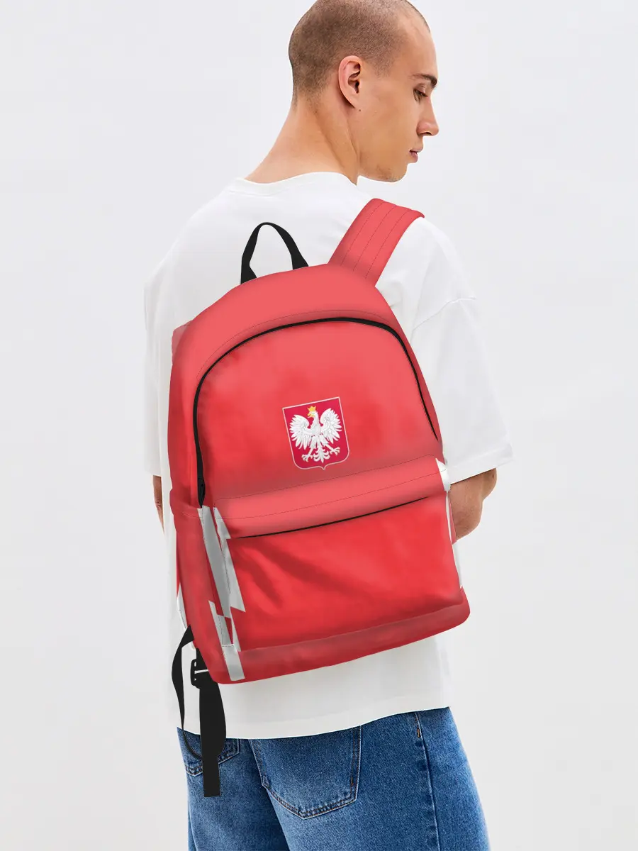 Рюкзак джинсовый / Польша футбольная форма