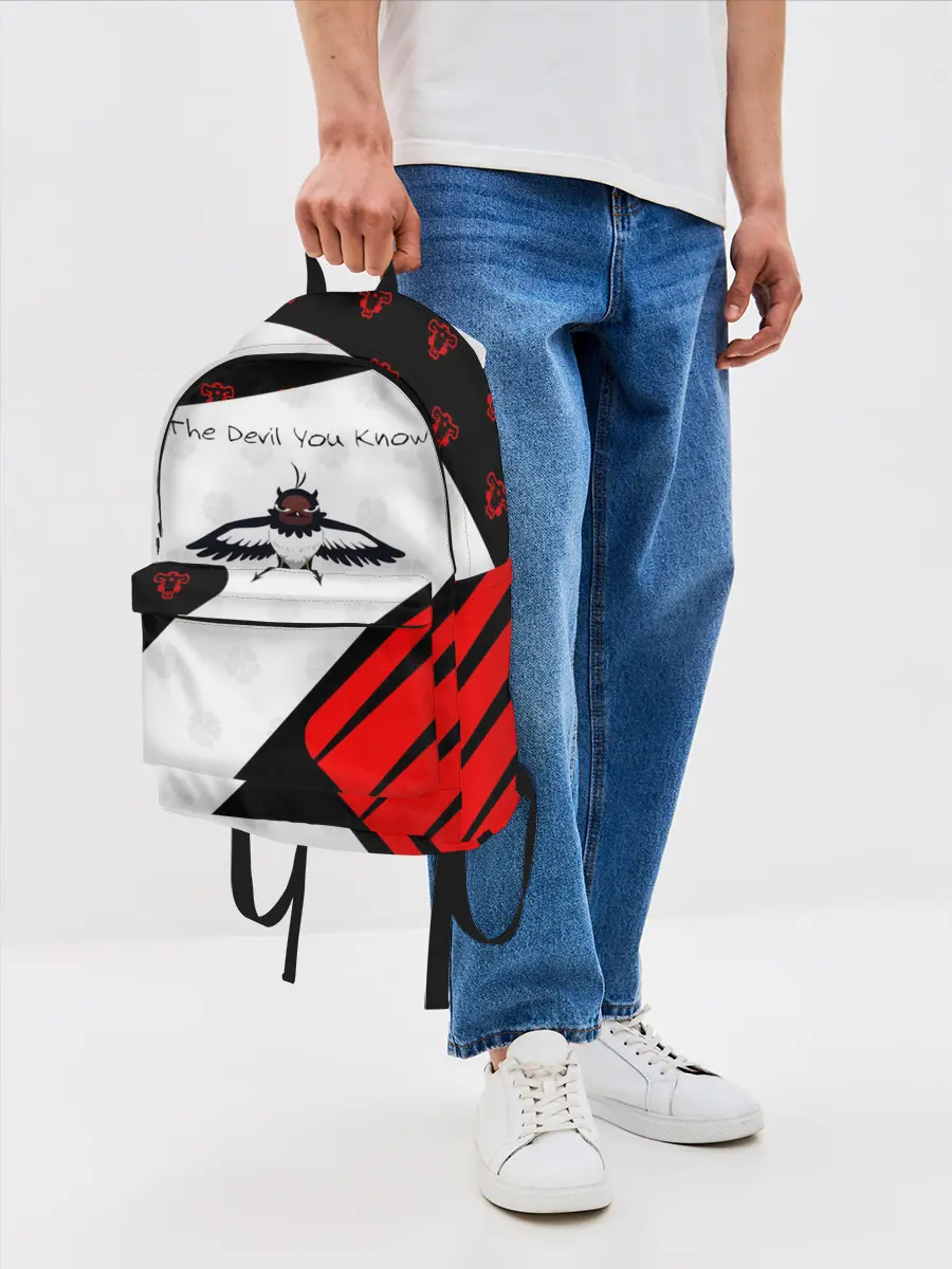 Рюкзак джинсовый / The Devil You Know!