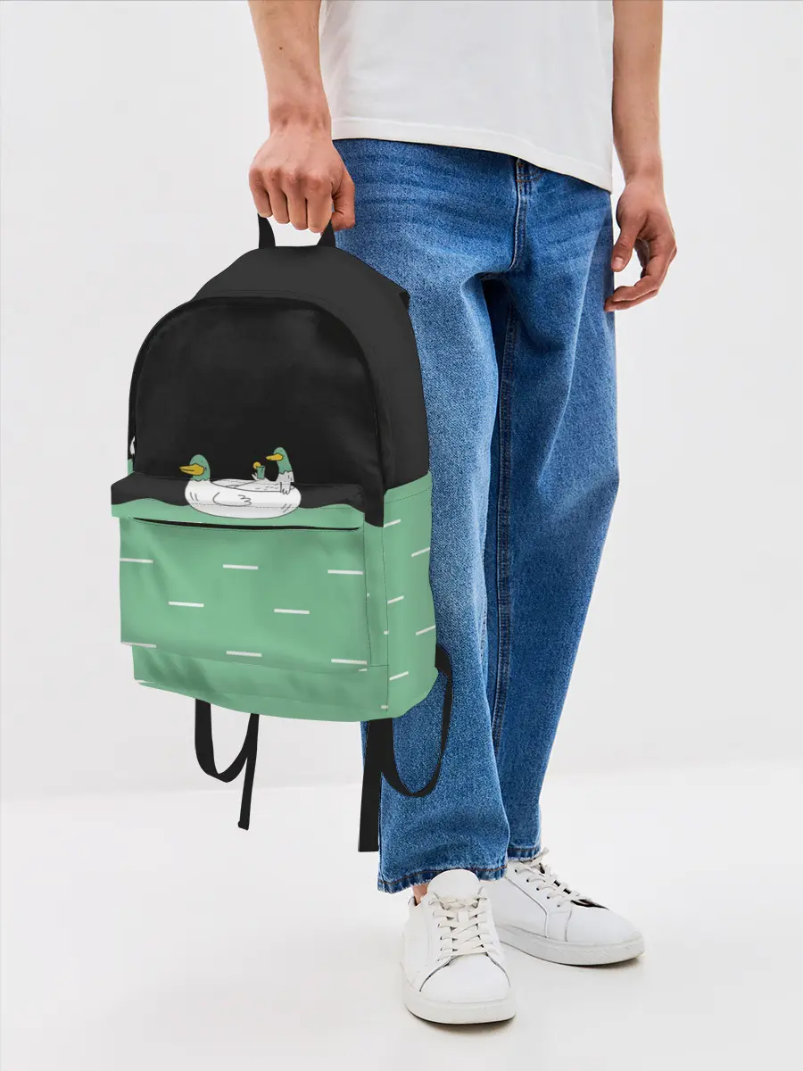 Рюкзак джинсовый / Уточки