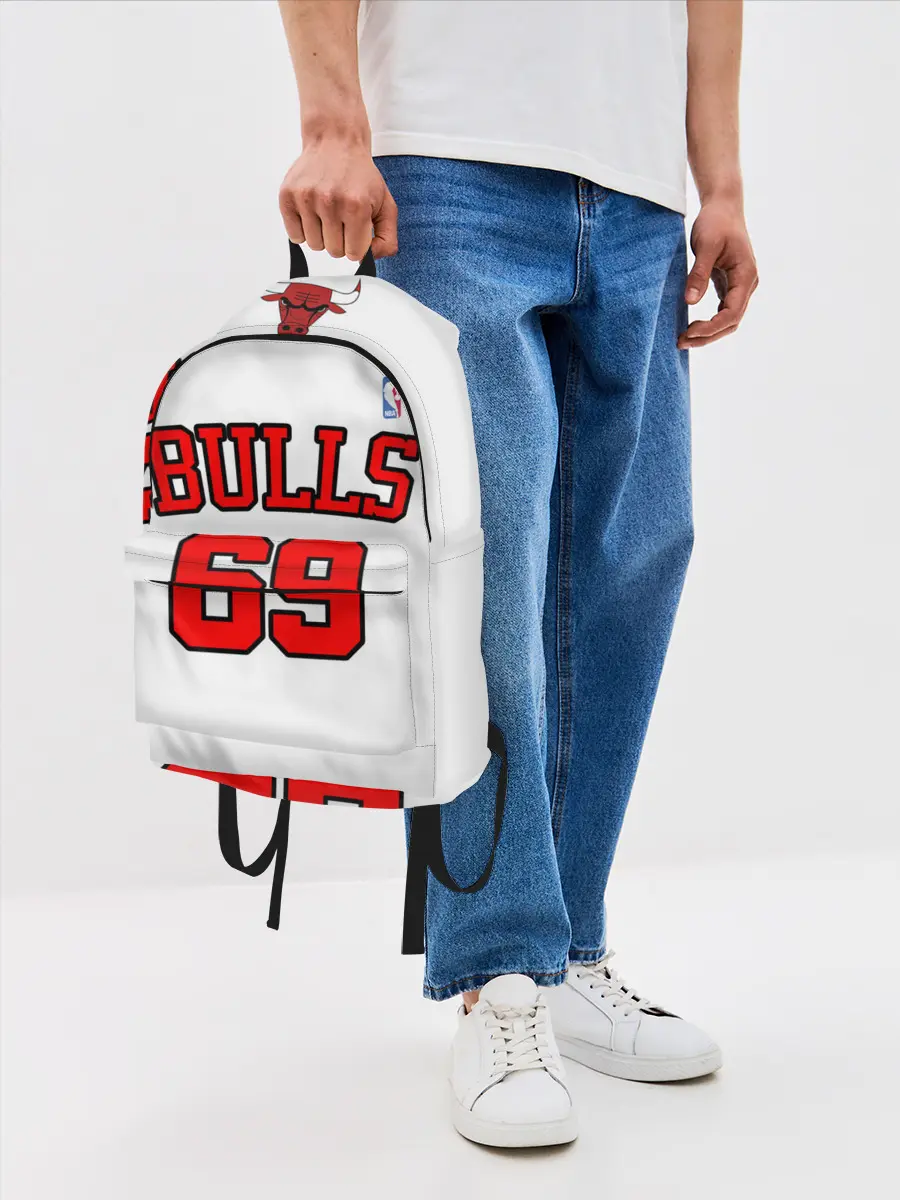 Рюкзак джинсовый / Баскетболисты из клипа OLALA