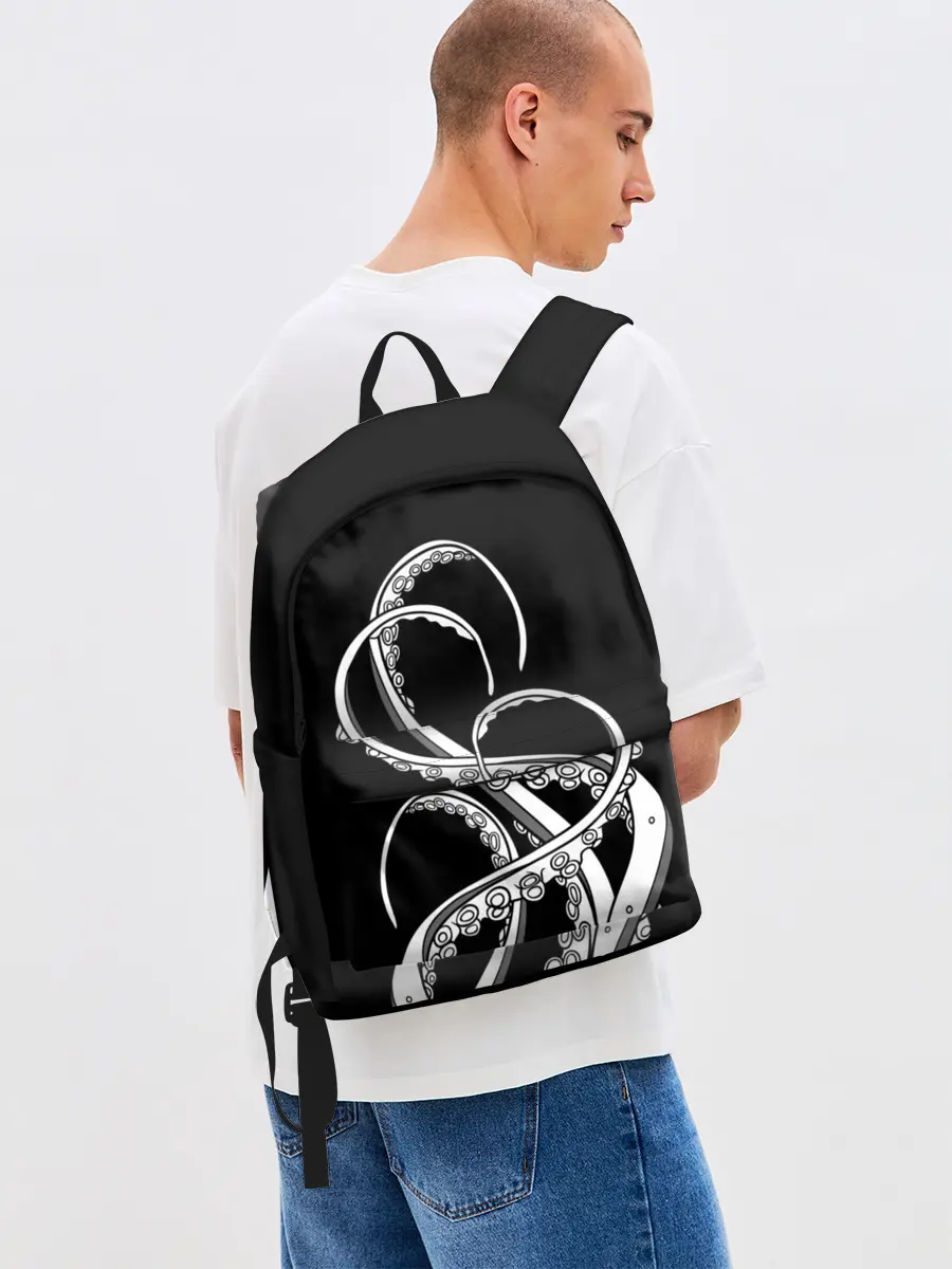 Рюкзак джинсовый / Octopus Black and White