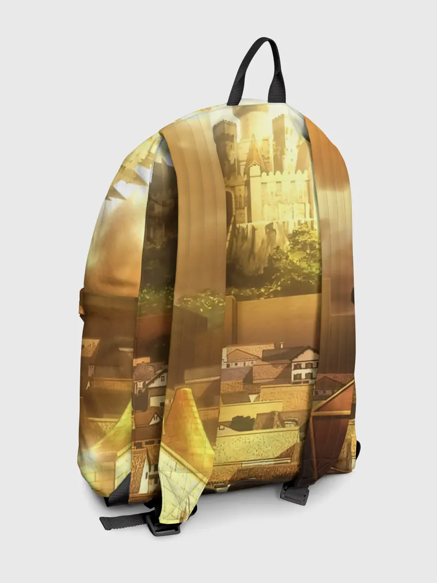 Рюкзак джинсовый / Чёрный клевер город