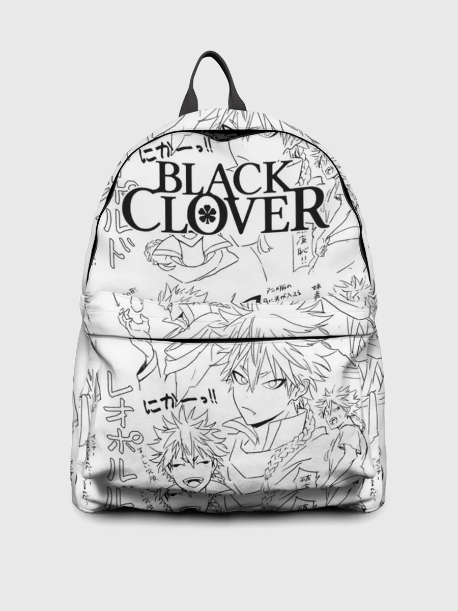 Рюкзак джинсовый / Чёрный клевер образы Юно